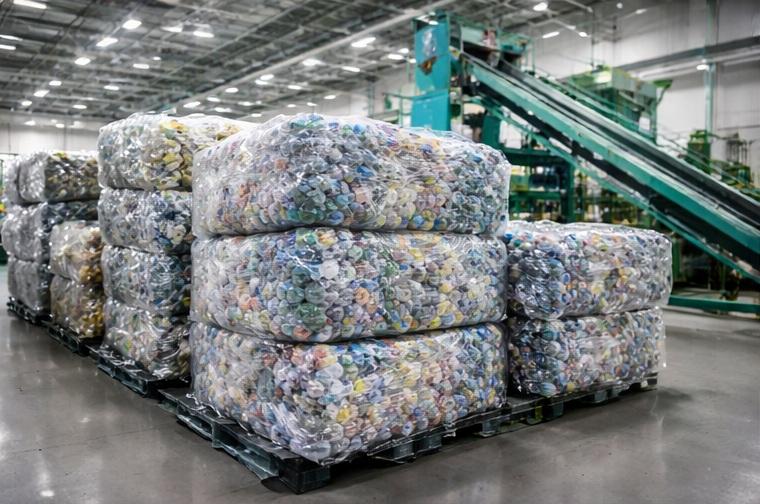 Plastic scrap processing plant in Bhiwadi