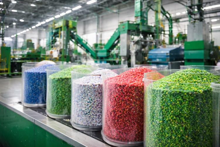 Recycled plastic pellets manufacturing unit